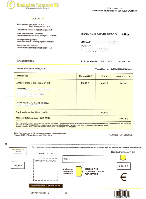 Auto-entrepreneur: no compulsory registrations to business directories Annuaires